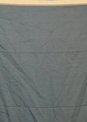 Black Pure Cotton Saree Without Blouse Piece