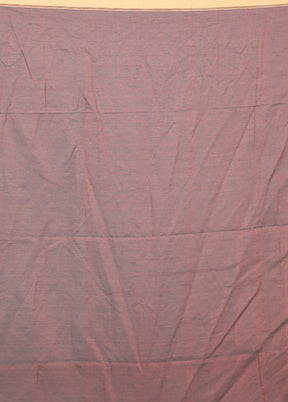 Brown Pure Cotton Saree Without Blouse Piece