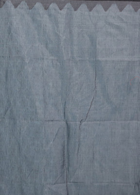 White Cotton Saree With Blouse Piece