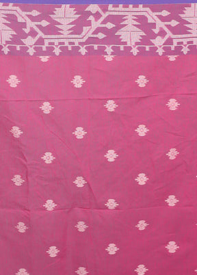 Pink Organza Saree Without Blouse Piece
