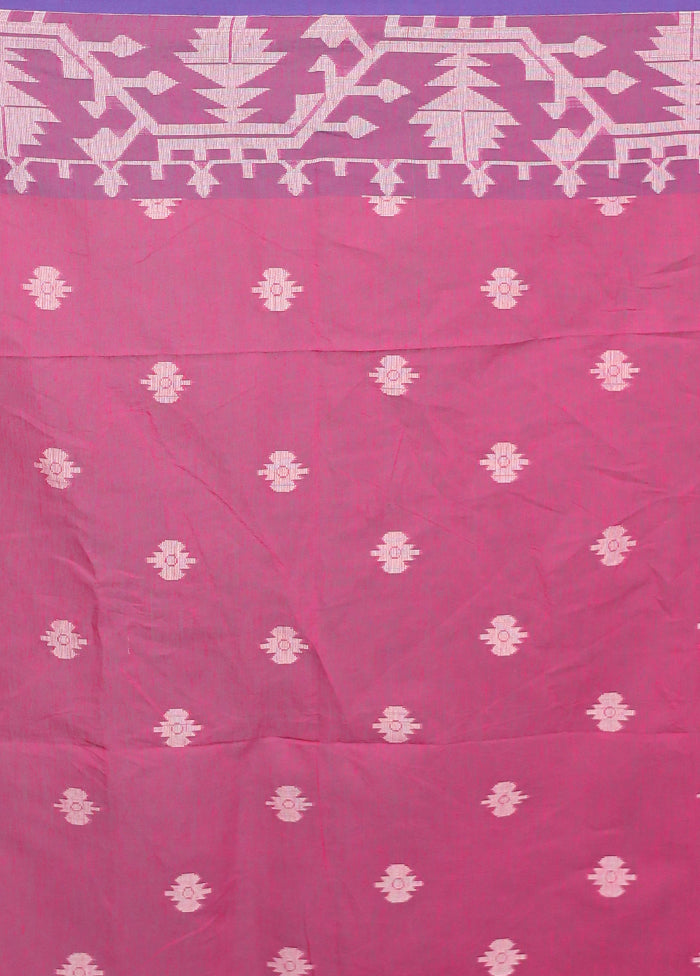 Pink Organza Saree Without Blouse Piece