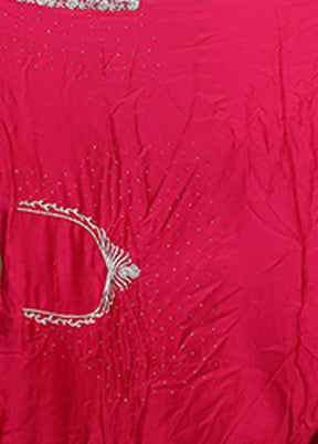 Purple Handloom Dupion Pure Silk Saree With Blouse Piece