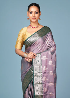 Red Dupion Silk Saree With Blouse Piece