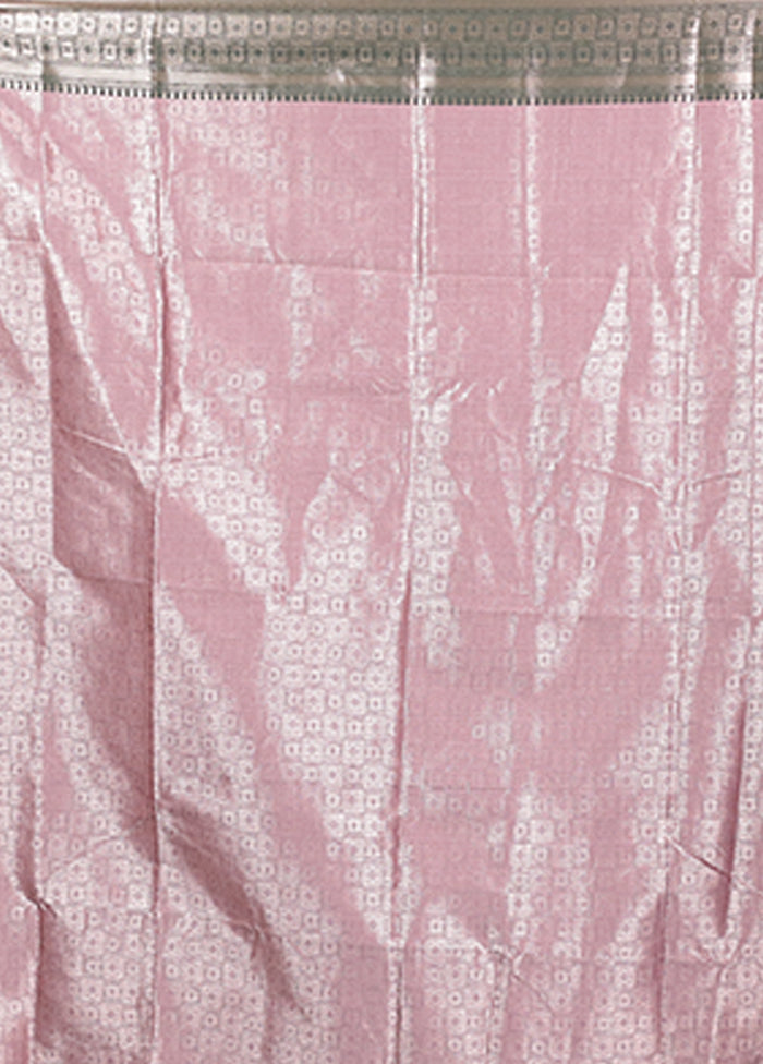 Red Dupion Silk Saree With Blouse Piece