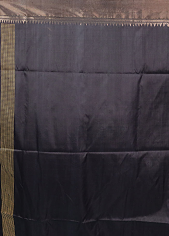 Pink Handloom Kanjivaram Pure Silk Saree With Blouse Piece