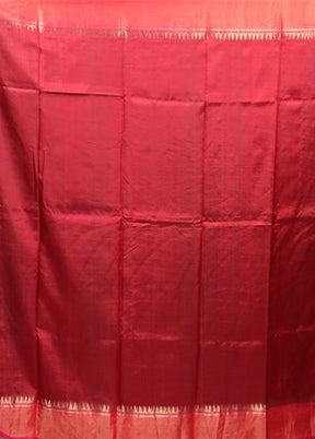 Black Printed Pure Silk Saree Without Blouse Piece