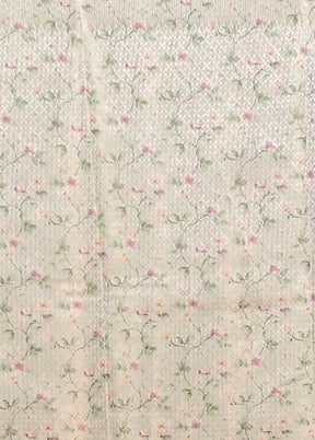 Multicolor Dupion Silk Saree With Blouse Piece