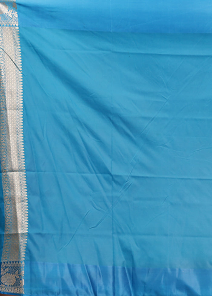 Cream Uppada Silk Saree With Blouse Piece