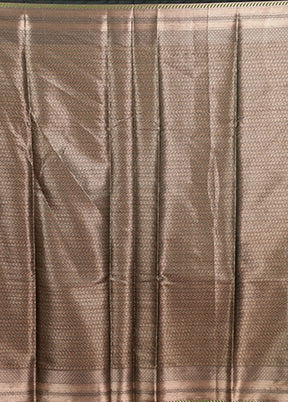 Green Kora Silk Saree With Blouse Piece