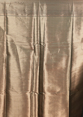 Green Kora Silk Saree With Blouse Piece