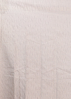 Grey Tissue Silk Saree With Blouse Piece