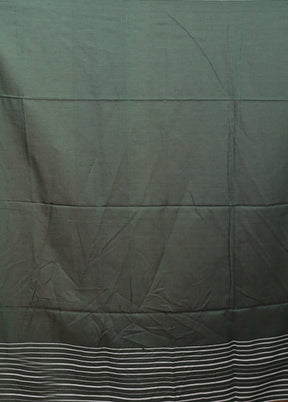 Green Matka Silk Saree With Blouse Piece