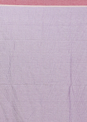 Purple Matka Silk Saree With Blouse Piece