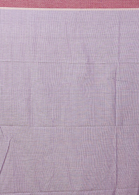 Purple Matka Silk Saree With Blouse Piece