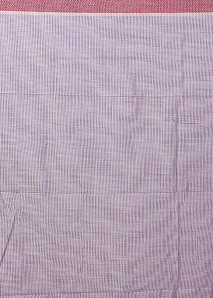 Purple Matka Silk Saree With Blouse Piece