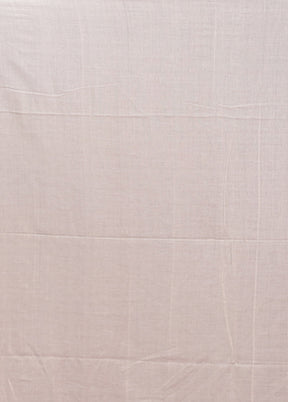 Cream Matka Silk Saree With Blouse Piece
