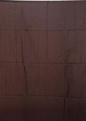 Black Matka Silk Saree With Blouse Piece
