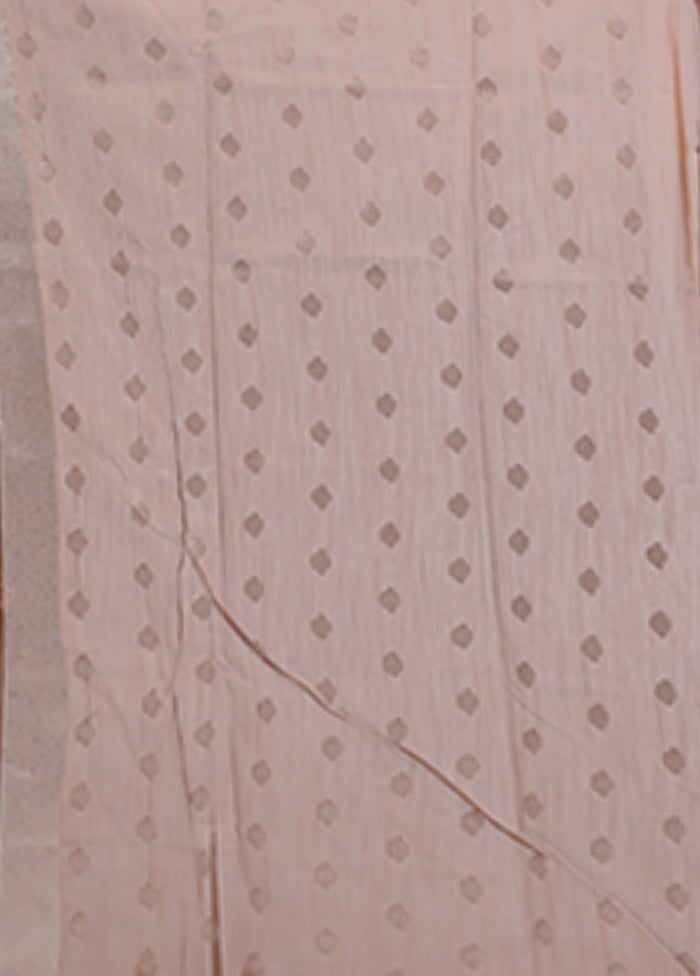 Brown Dupion Silk Saree With Blouse Piece