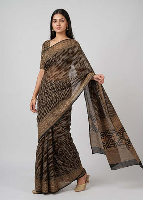 Purple Dupion Silk Saree With Blouse Piece