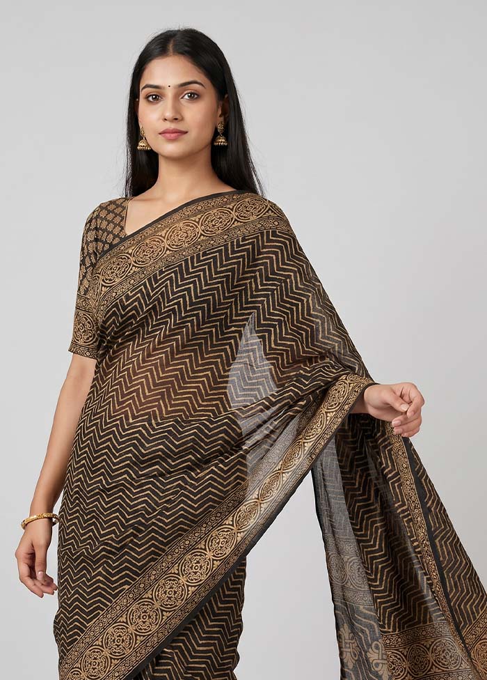 Purple Dupion Silk Saree With Blouse Piece