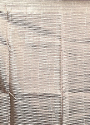 Grey Tissue Silk Saree With Blouse Piece