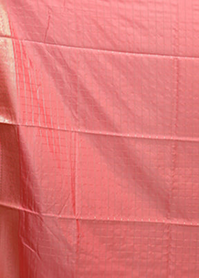 Cream Dupion Silk Saree With Blouse Piece