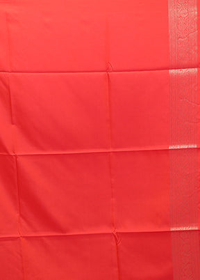 Pink Dupion Silk Saree With Blouse Piece