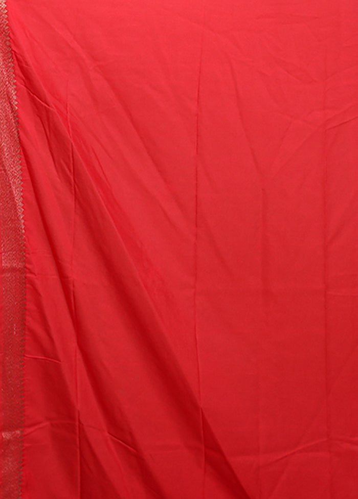 Pink Georgette Saree With Blouse Piece