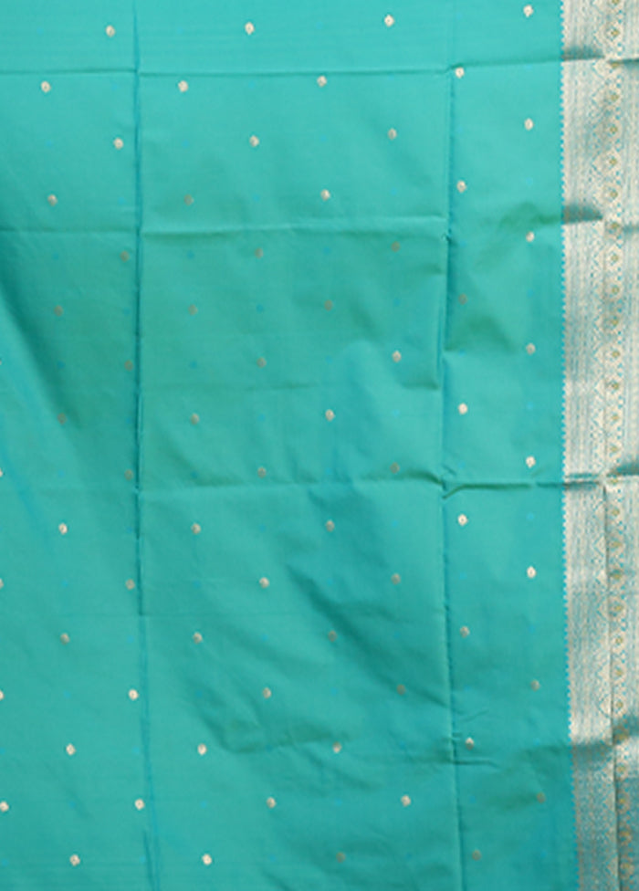 Yellow Dupion Silk Saree With Blouse Piece