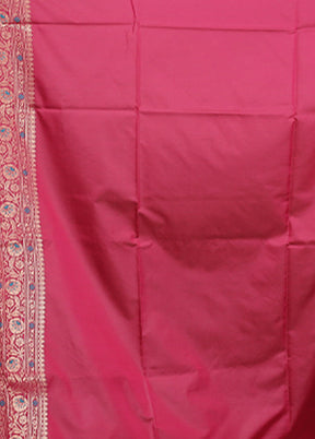 Green Dupion Silk Saree With Blouse Piece