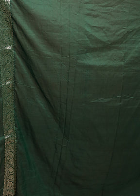 Blue Dupion Silk Saree With Blouse Piece
