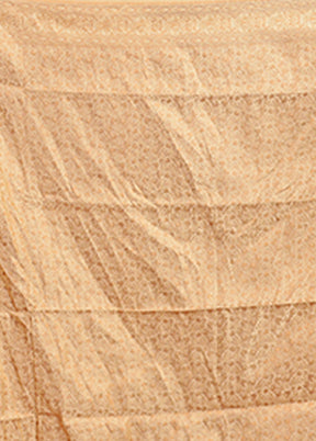 Pink Handloom Jamewar Pure Silk Saree With Blouse Piece