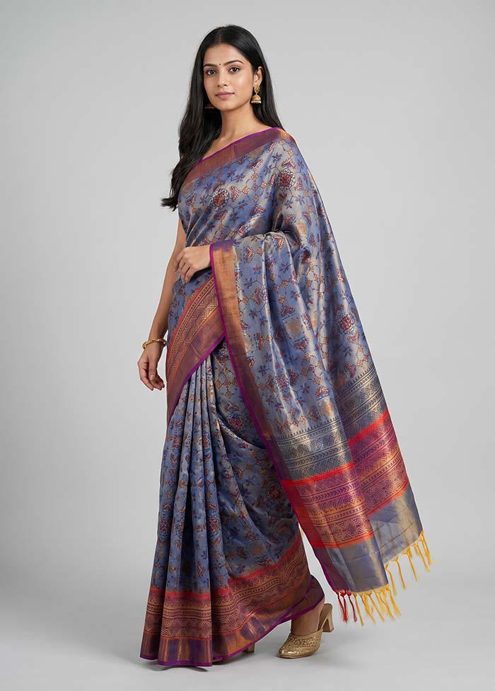 Black Georgette Saree With Blouse Piece