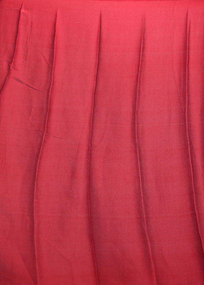 Pink Georgette Saree With Blouse Piece