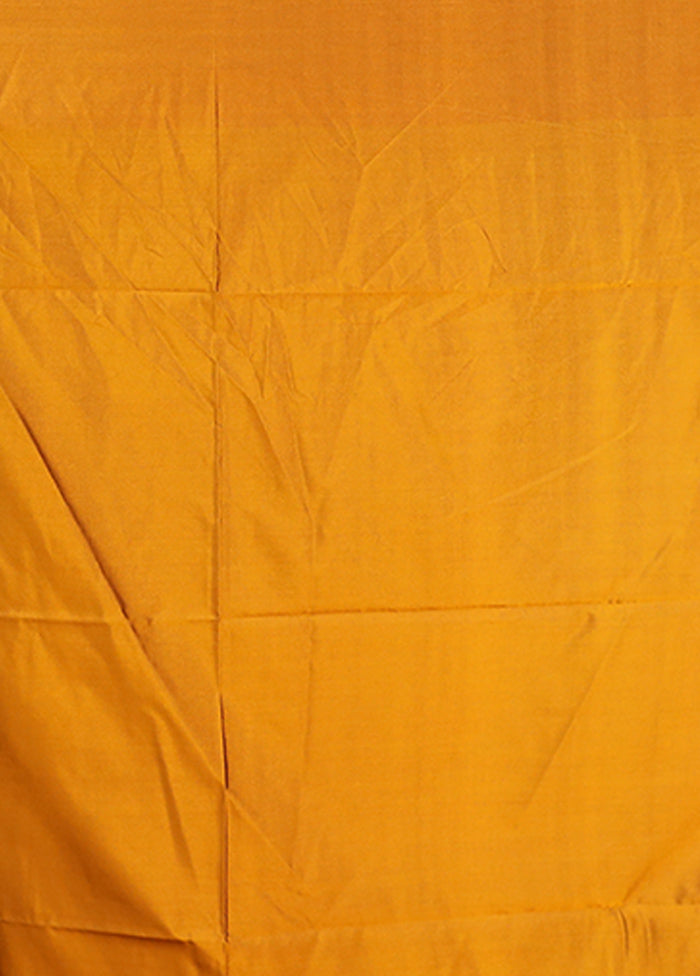 Purple Kanjivaram Silk Saree With Blouse Piece
