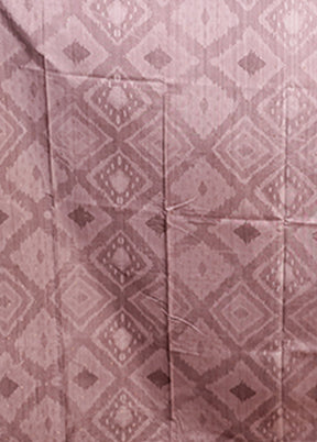 Pink Tussar Silk Saree With Blouse Piece