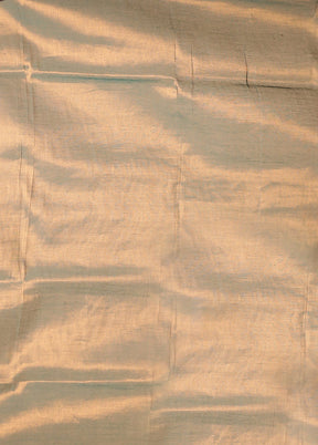 Blue Tissue Silk Saree With Blouse Piece