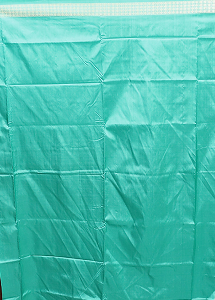 Grey Handloom Bomkai Pure Silk Saree With Blouse Piece