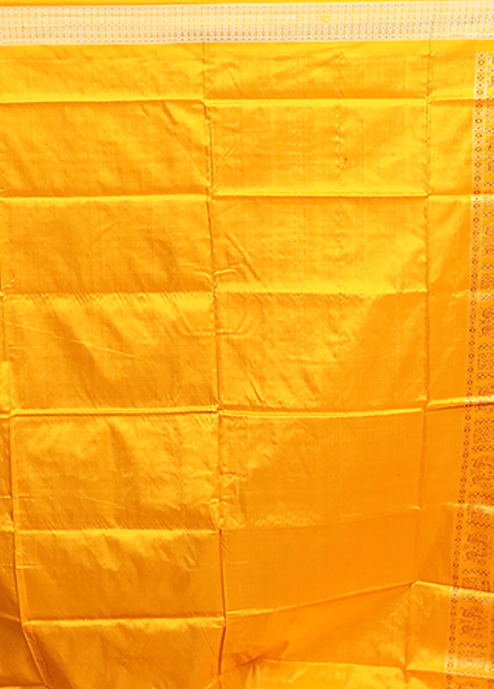 Purple Handloom Bomkai Pure Silk Saree With Blouse Piece