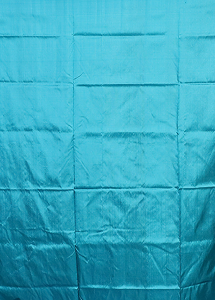 Pink Handloom Bomkai Pure Silk Saree With Blouse Piece