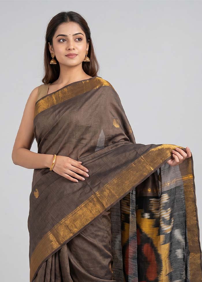 Multicolor Cotton Saree With Blouse Piece