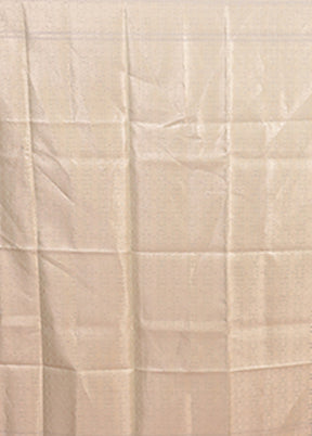 Blue Organza Saree With Blouse Piece