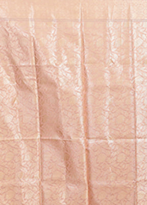 Pink Organza Saree With Blouse Piece