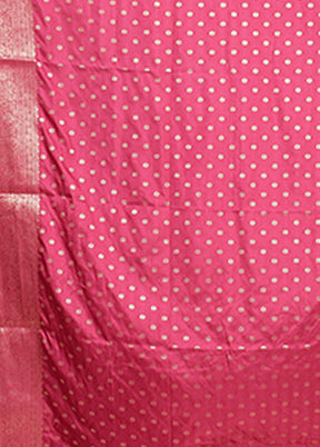 Purple Dupion Silk Saree With Blouse Piece