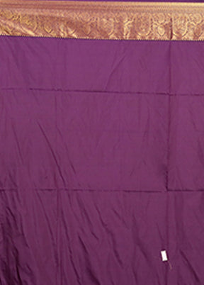 Pink Kanjivaram Silk Saree With Blouse Piece
