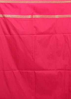 Purple Kanjivaram Silk Saree With Blouse Piece