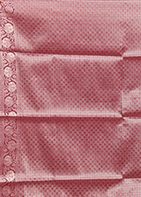 Purple Dupion Silk Saree With Blouse Piece