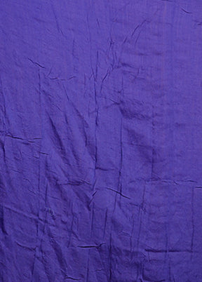 Blue Handloom Tissue Pure Silk Saree With Blouse Piece