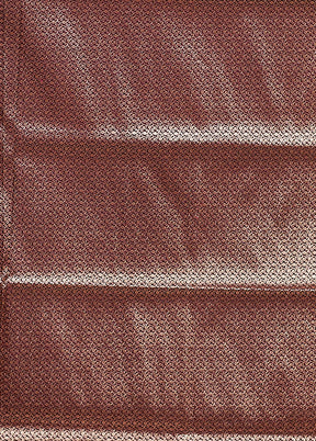 Purple Banarasi Silk Saree With Blouse Piece