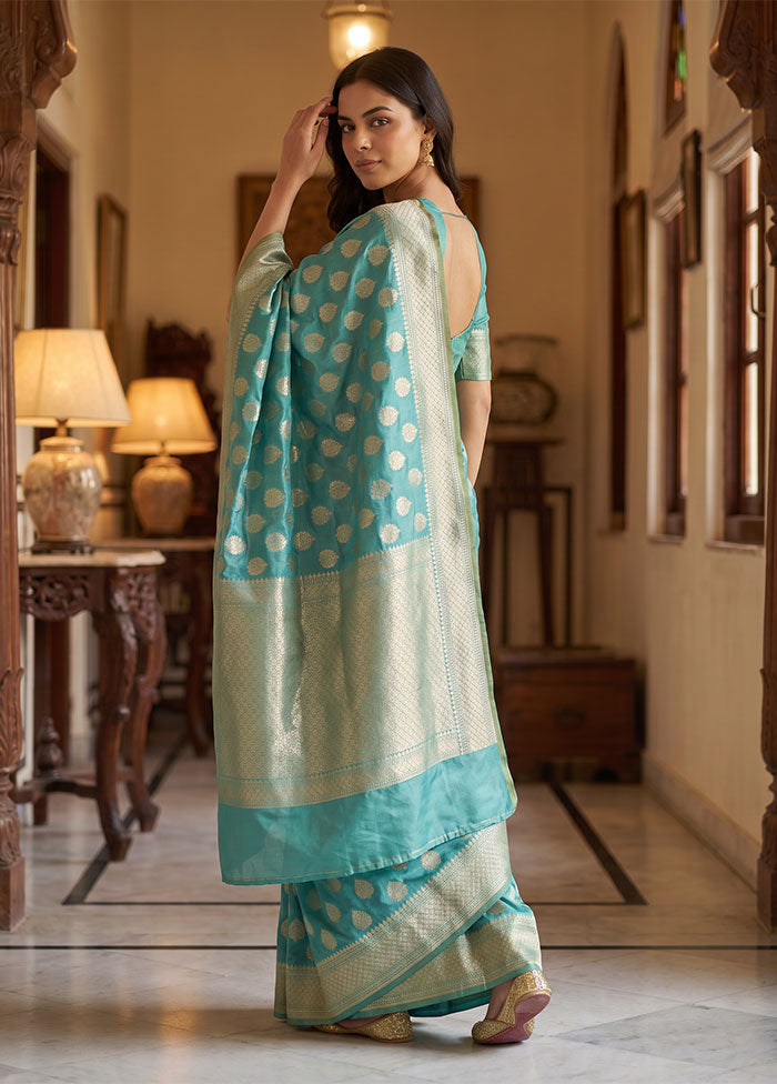 Green Jamdani Cotton Saree Without Blouse Piece